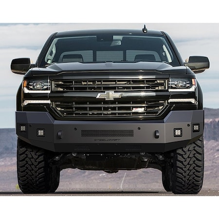 Steelcraft Automotive 16C Silverado 1500 Fortis Bumper Textured Black 71-10420